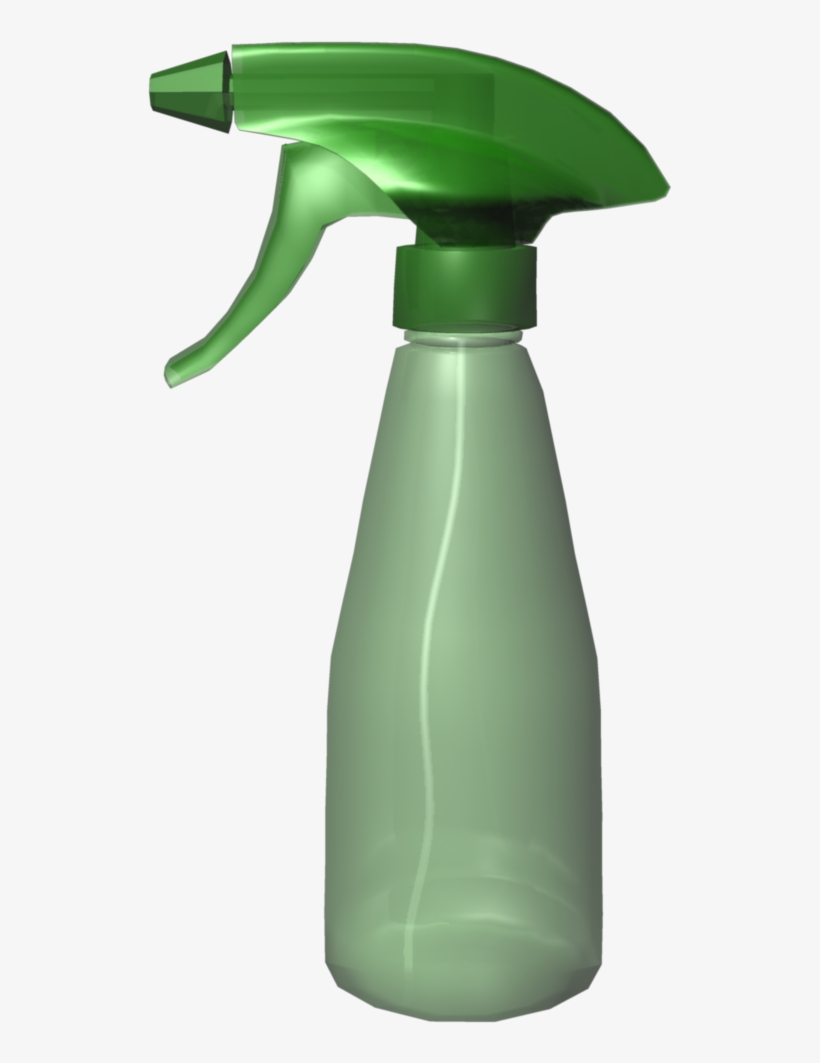 Green Spray Bottle - Plastic Bottle, transparent png