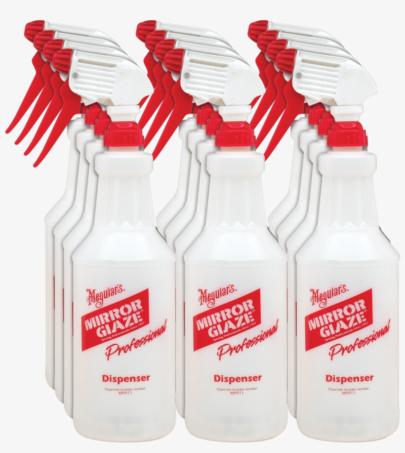 Detailer Generic Spray Bottle - Meguiars D20100 Generic 950ml Spray Bottle, transparent png