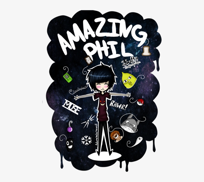 Youtuber Review Danisnotonfire Amazingphil - Phil Lester, transparent png