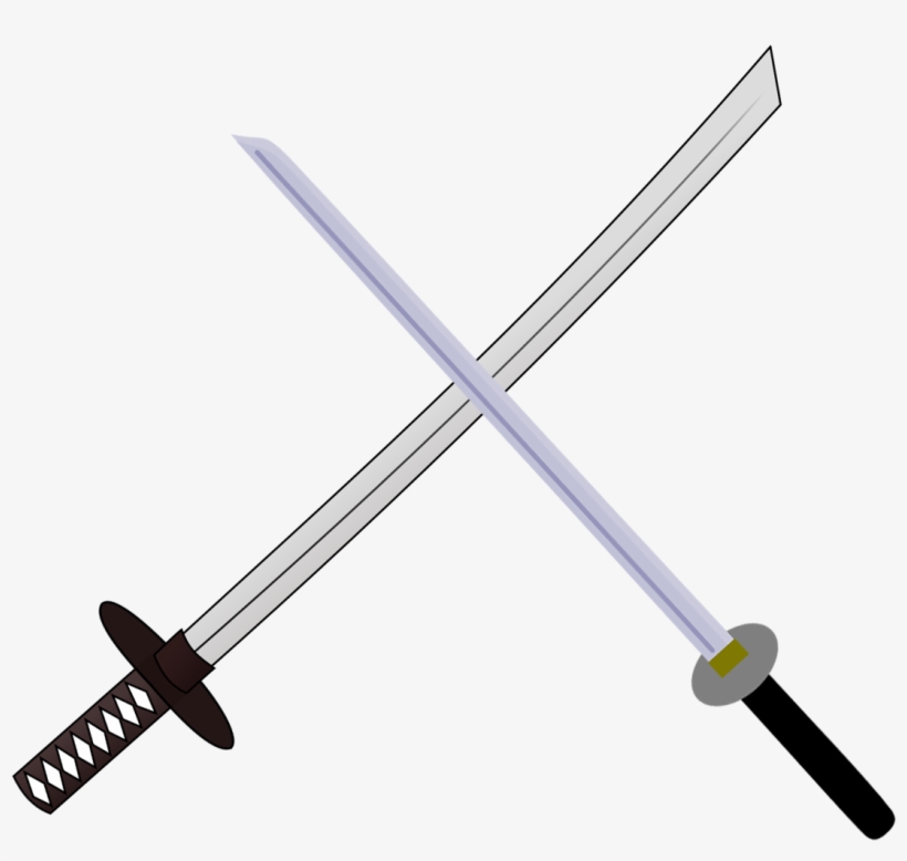 Katana And Shi Ken - Sword, transparent png
