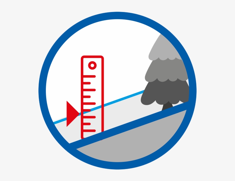Snow Depth 2000m - Circle, transparent png