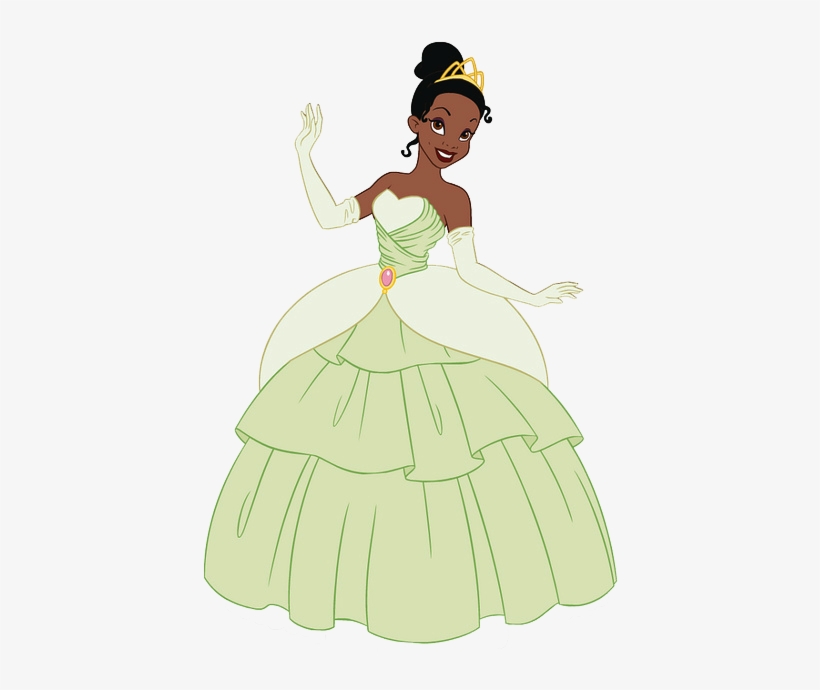 Princess Tiana In Her New Beautiful Ballgown Dress - Princess Tiana, transparent png