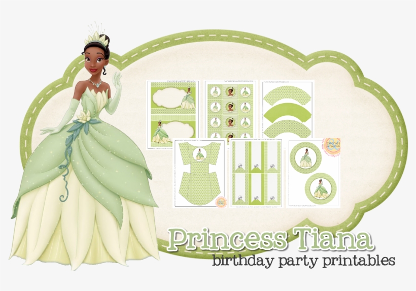 Princess Tiana Party Set - Princess And The Frog - Tiana, transparent png