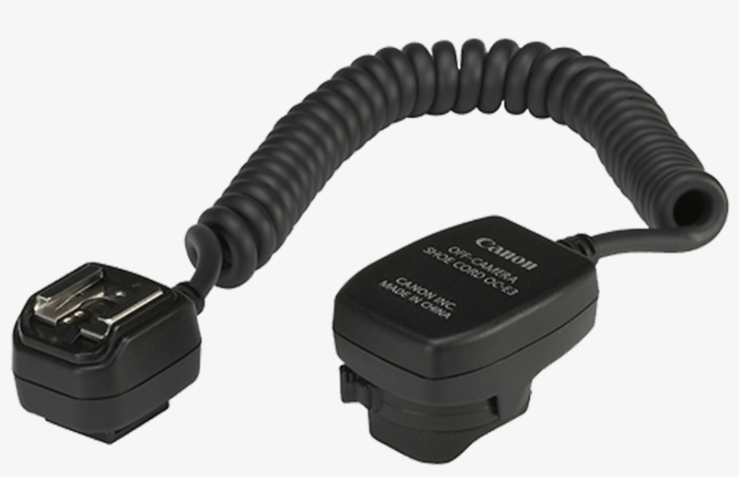 Canon Oc-e3 - Flash Synchro Cable, transparent png