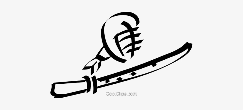 Samurai Sword And Mask Royalty Free Vector Clip Art, transparent png