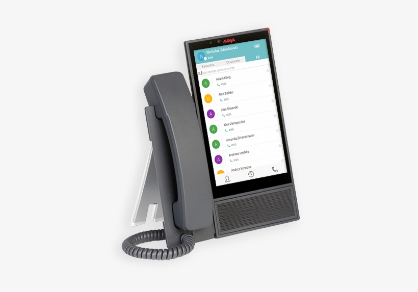 Avaya Vantage Phone Skype For Business, transparent png
