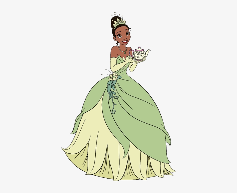 Tiana Holding A Teapot - The Princess And The Frog, transparent png