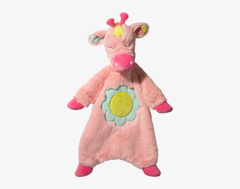 Little Giraffe Sshlumpie Flat Plush - Douglas 1474 Pink Giraffe Sshlumpie, transparent png