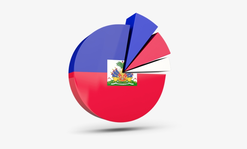 Illustration Of Flag Of Haiti - Slices Of Circle Png, transparent png