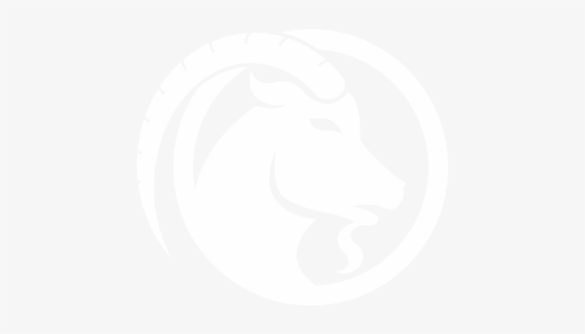 Capricorn - Capricorn Black And White, transparent png