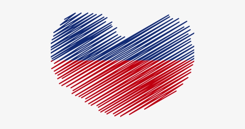 Haiti Heart Flag - Trinidad And Tobago Heart Flag, transparent png