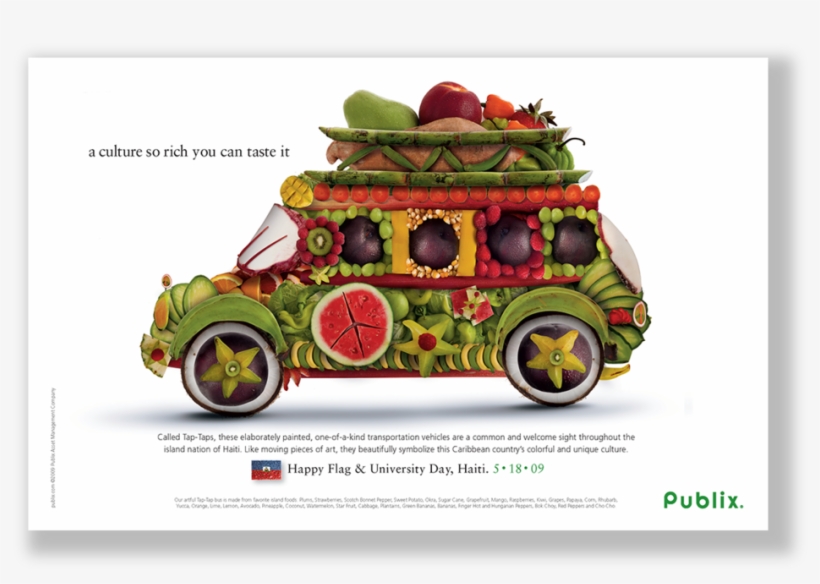 Publix Haiti Bus Ad, transparent png