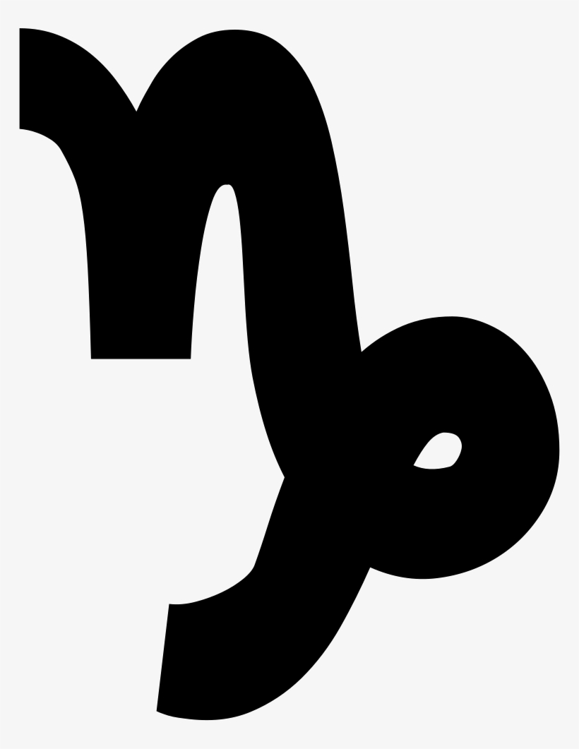 Capricorn Comments - El Símbolo De Capricornio Signo, transparent png