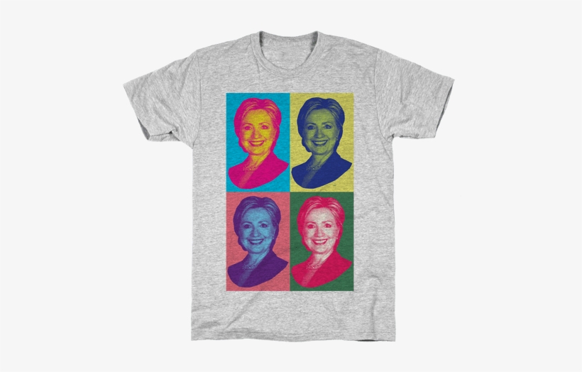 Pop Art Hillary Clinton Mens T-shirt - T Shirt Jokes, transparent png