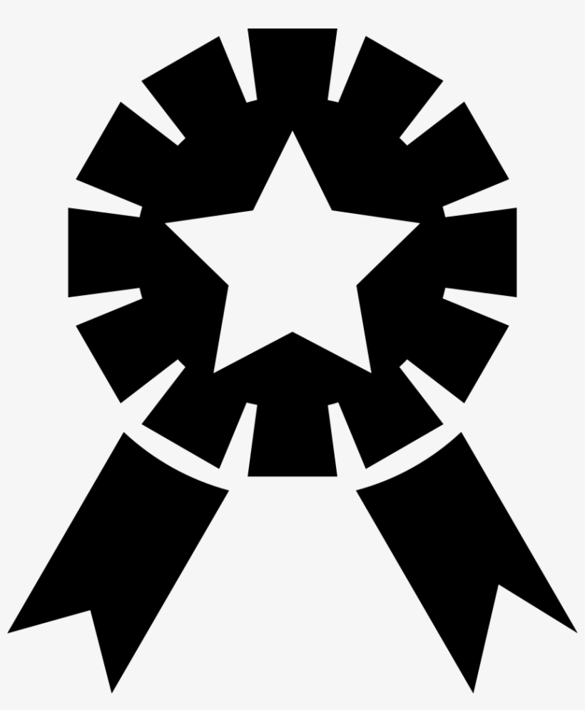 Ribbon Award With Star Shape Comments - Captain America Wallpaper Hd Iphone 6s Plus, transparent png