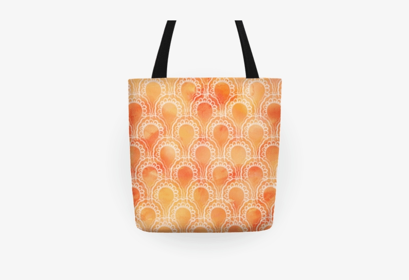 Watercolor Scales Pattern Tote - Watercolor Scales Pattern Tote Bag: Funny Tote Bag, transparent png