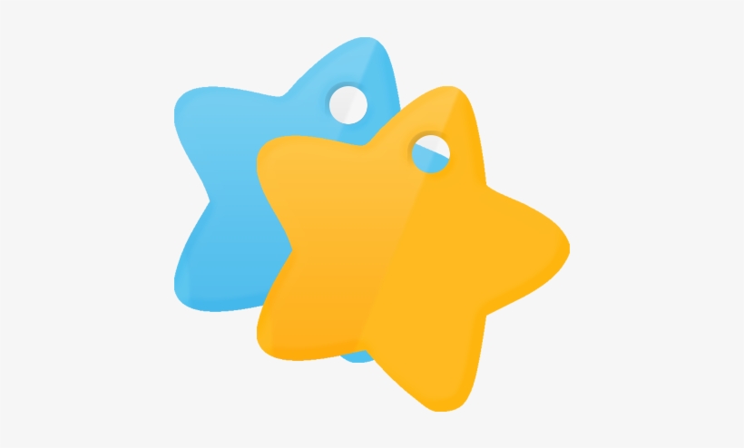 Stock Star Shape Tag, transparent png