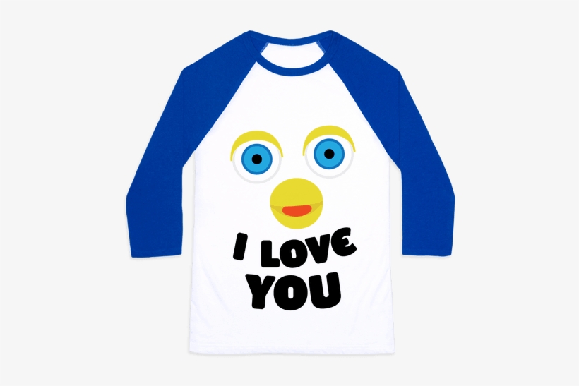 Furby Loves You Baseball Tee Tag Team Back Again Clinton 484x484