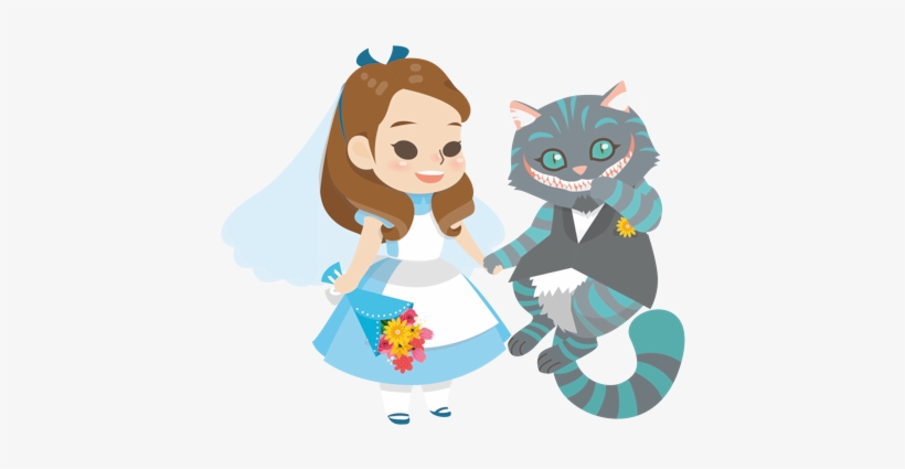 Characters For Wedding Invitation Card And Back Drop - Cartoon, transparent png