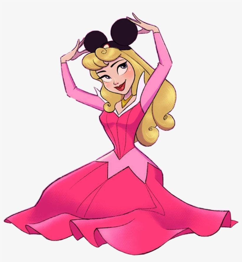 Drawing Walkthrough Sleeping Beauty - Sleeping Beauty Drawing Cute, transparent png