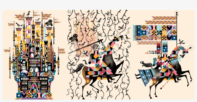 Lesley Barnes Grimms Fairy Tales Sleeping Beauty - Drawing, transparent png