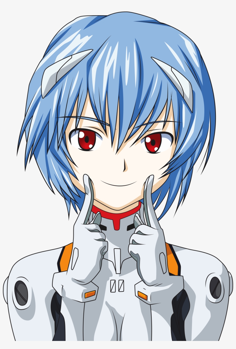 Hiramatsu Tadashi Neon Genesis Evangelion Ikari Shinji - Rei Ayanami Smile, transparent png