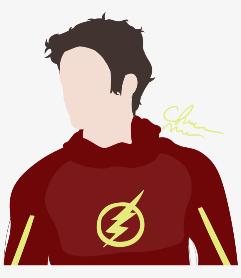 Barry Allen Colored By Christianmccabeart - Barry Allen Art, transparent png