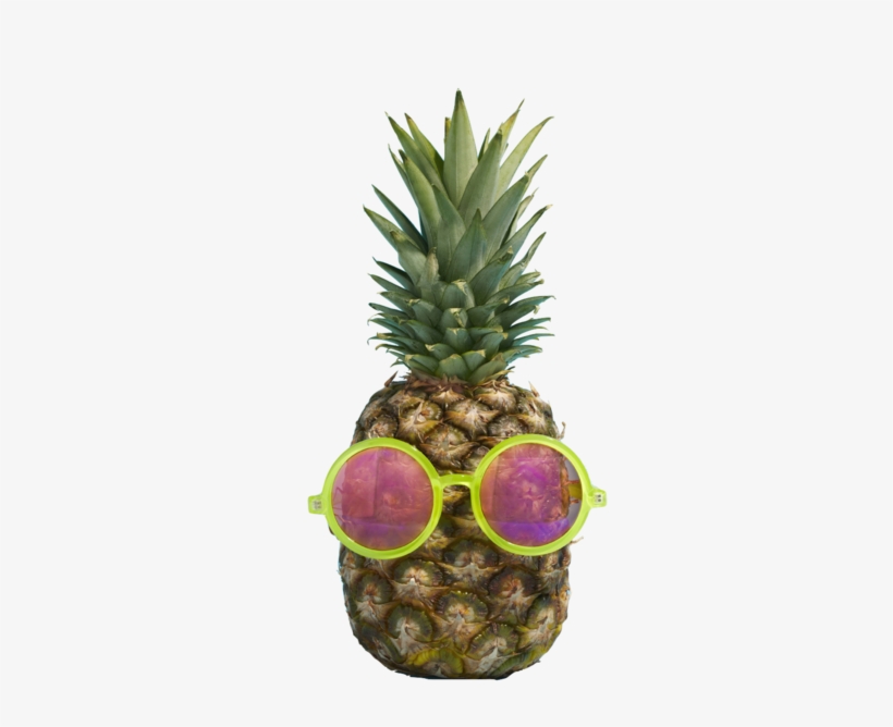Gnarly Transparent Tumblr - Pineapple With Sunglasses Png, transparent png