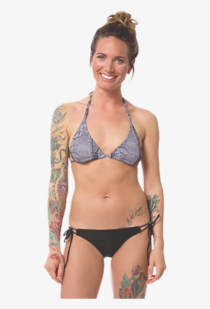 Strato Bikini Top - Strój Kąpielowy Nikita - Strato String Print Castle, transparent png