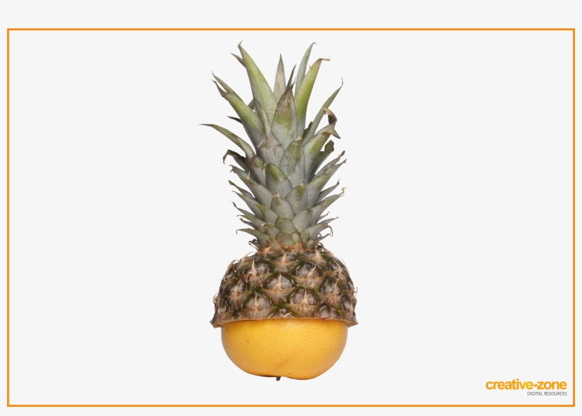 Pineapple And Grapefruit Transparent - Pineapple, transparent png