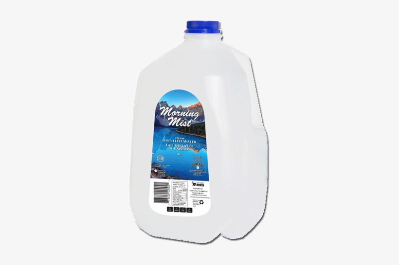 Morning Mist Distilled Water - Plastic Bottle, transparent png