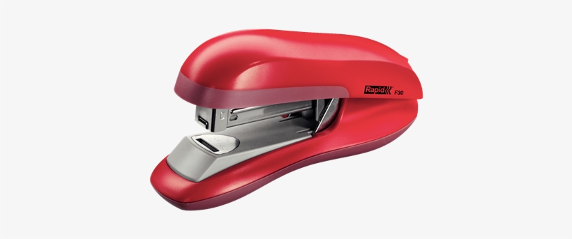 Rapid Fashion Stapler F30 - Rapid F30 Flat Clinch Stapler Half Strip Red, transparent png