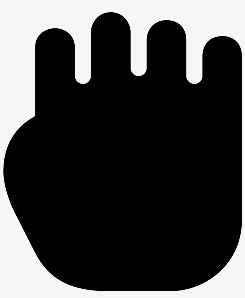 Hand Rock Filled Icon - Stock Illustration, transparent png