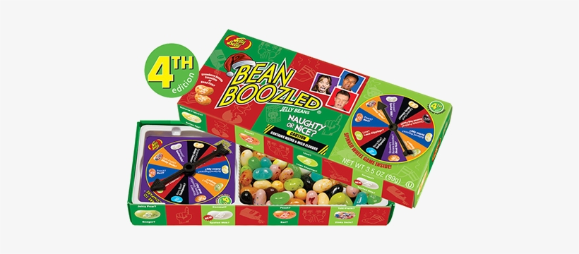 Jelly Belly Beanboozled Jelly Beans Naughty Or Nice - Bean Boozled Naughty Or Nice, transparent png