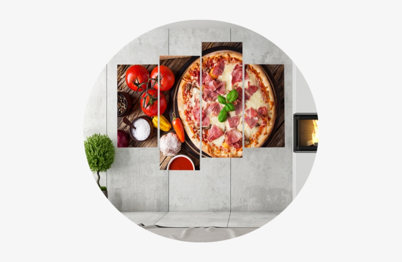 "make A Pizza" - Beddinginn Delicious Barbecue Pizza Design Round Throw, transparent png