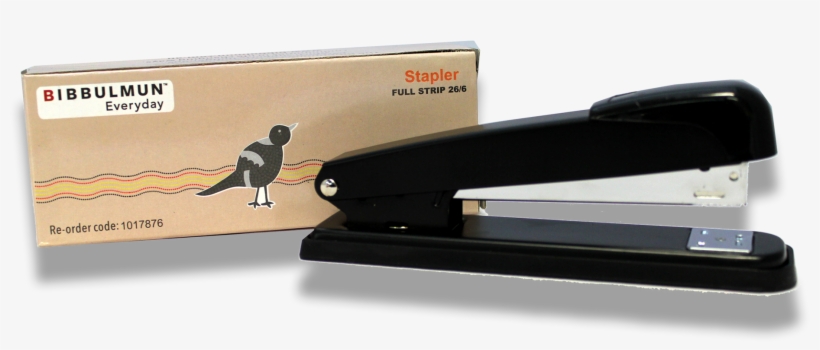Stapler Full Strip 26/6 - Plastic, transparent png