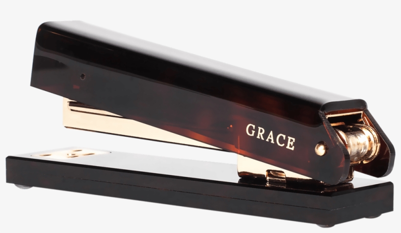 Kate Spade New York Tortoise Acrylic Stapler, transparent png