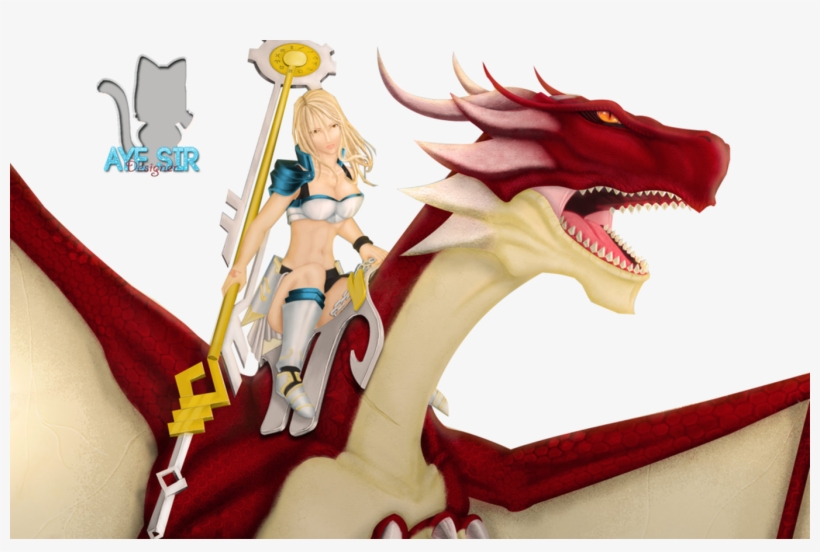 Render] Lucy Heartfilia And Igneel By Ayesirdesigner - Lucy Heartfilia E Igneel, transparent png