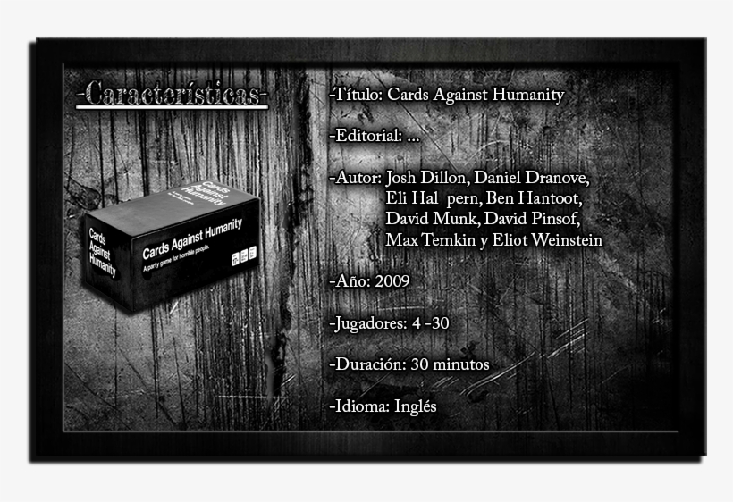 Cards Against Humanity Tabletop Game 825x527 PNG Download PNGkit