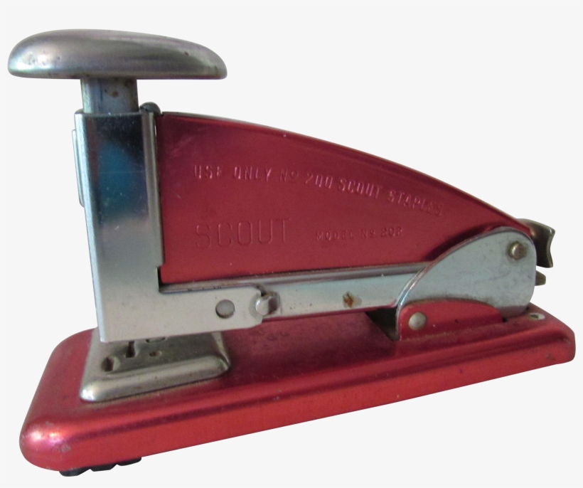 M#century Red Aluminum Stapler Scout Ace Fastener Company - Hand Tool, transparent png