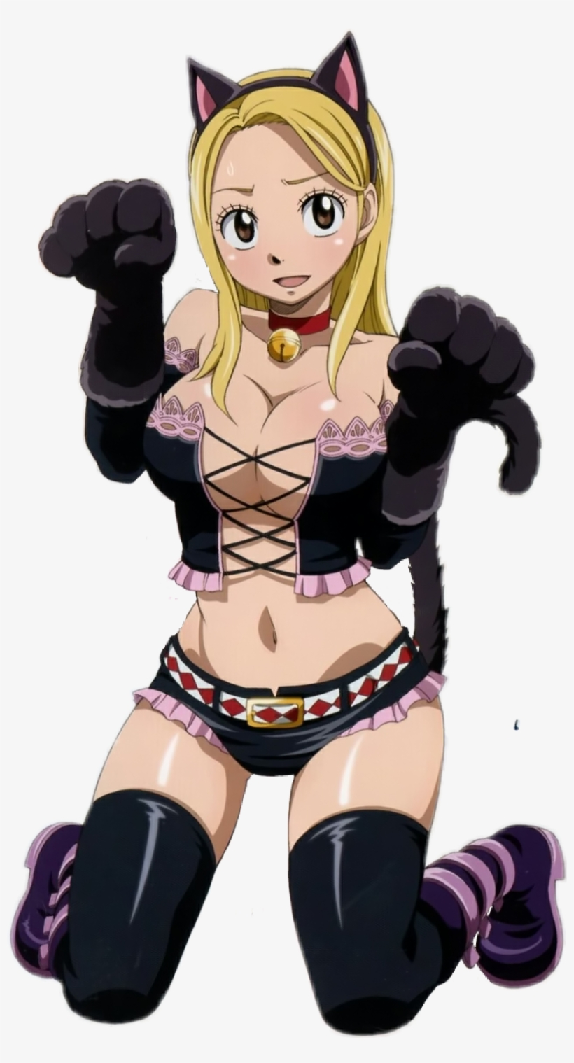 Report Abuse - Lucy Fairy Tail Neko, transparent png