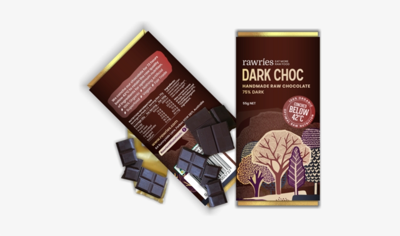 'rawries' Organic Raw Chocolate - Raw Chocolate, transparent png