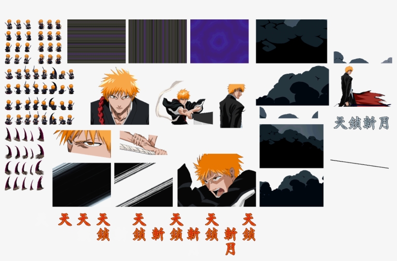 Click For Full Sized Image Ichigo Kurosaki - Ichigo Sprites Resource, transparent png