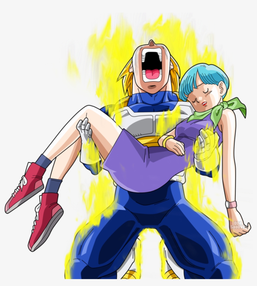 Love Saiyajin Vegeta Bulma Saodvd On Deviantart Dreaming - Vegeta Et Bulma Love, transparent png