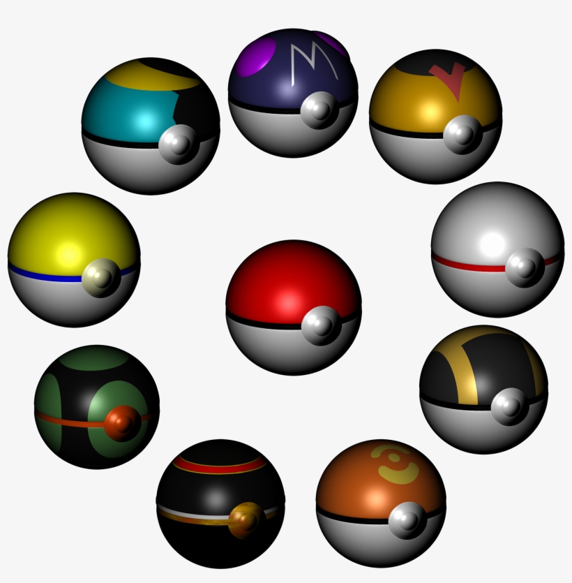 Pokeball Display - Information, transparent png