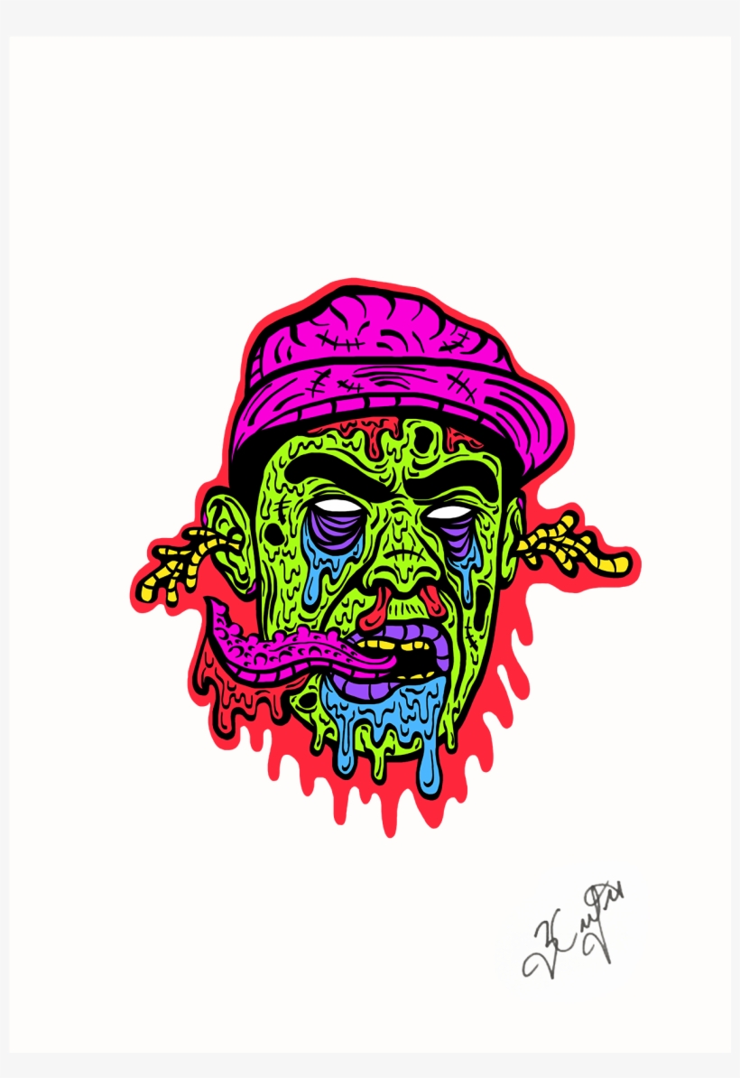 Zombie Tyler The Creator A3 Print - Tyler, The Creator, transparent png