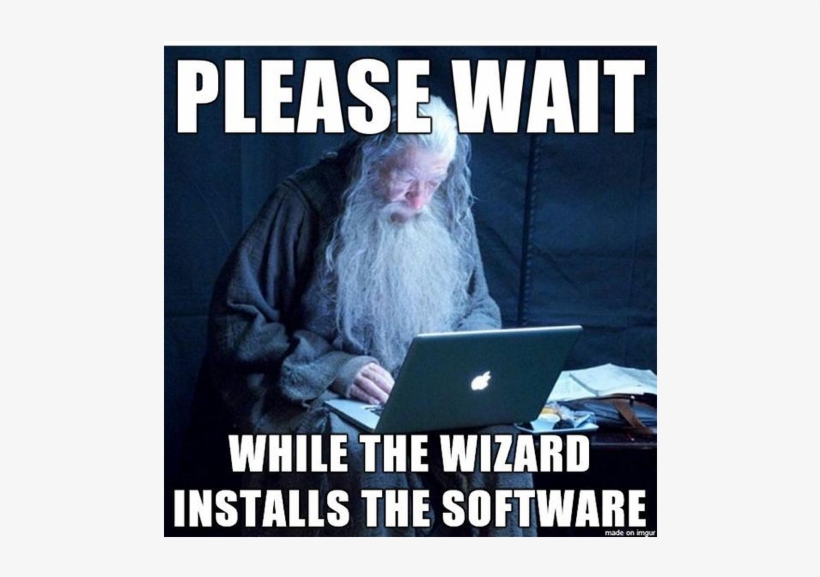 Please wait for a while