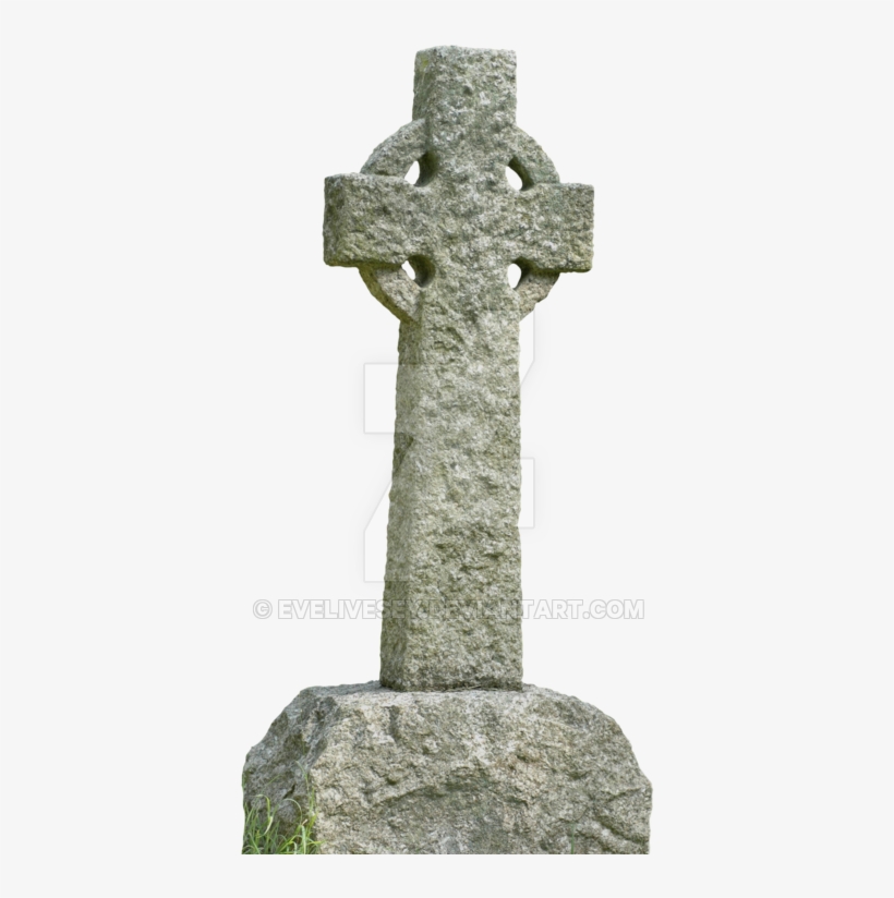 Celtic By Evelivesey On - Stone Celtic Cross Png, transparent png