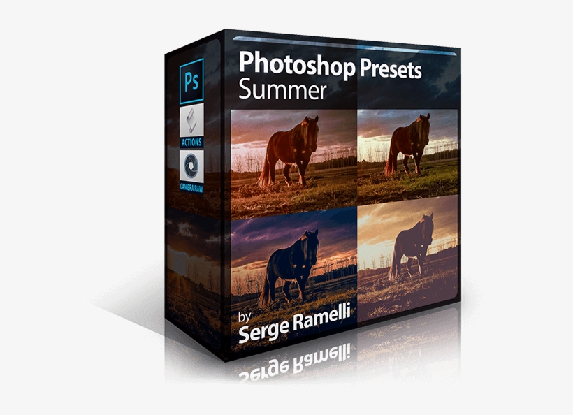 Photoshop Presets - Summer - Black And White Artistic Brochure, transparent png