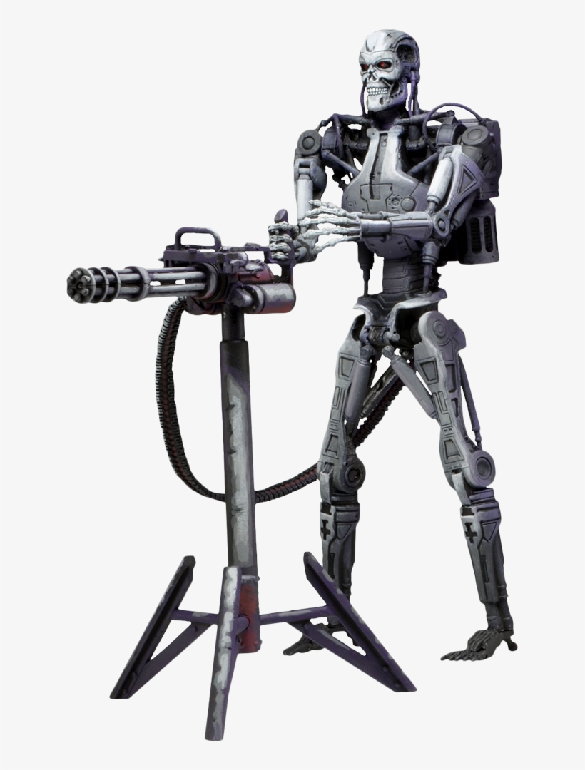 Robocop Vs The Terminator - Neca Terminator Heavy Gunner Endoskeleton 7, transparent png